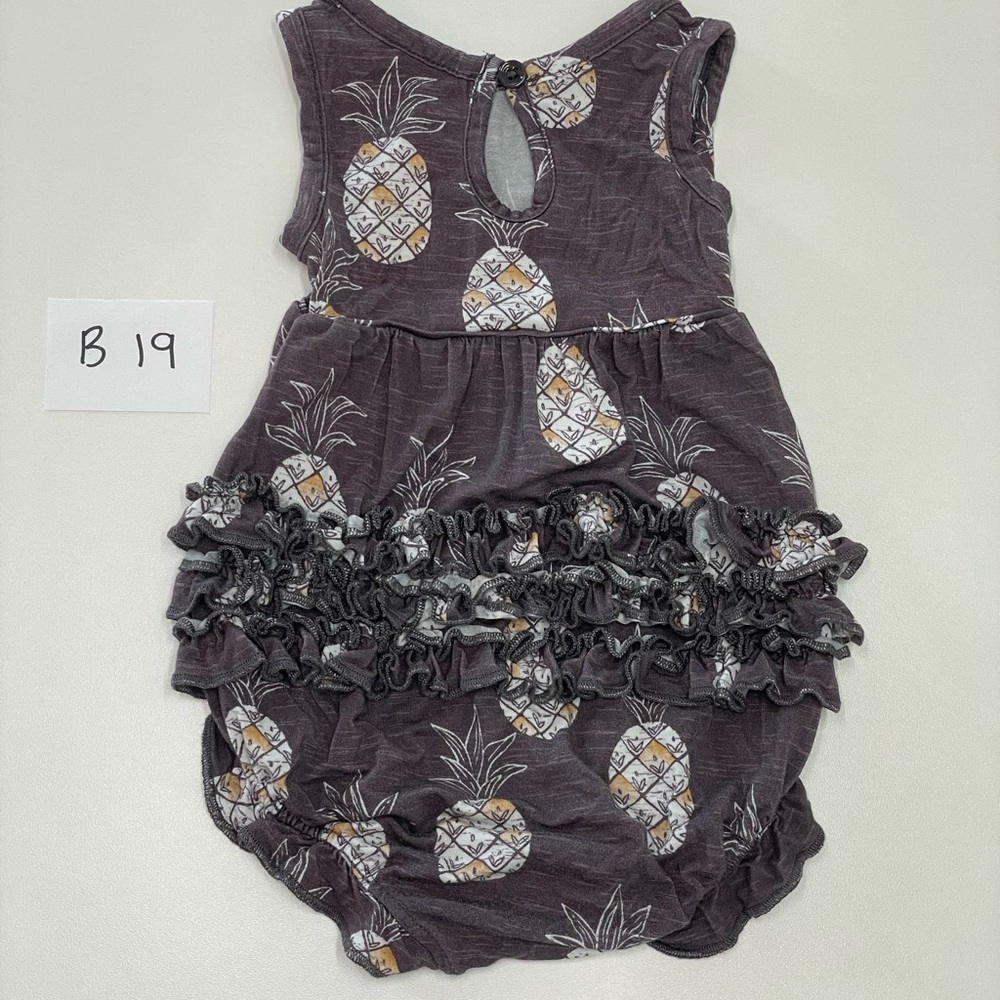 Little Sleepies sweet paradise pineapple bubble romper
